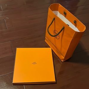 Hermes box and gift bag